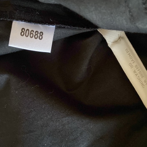 LOFT Black Button Down, Belted, Long Sleeve w/ Stretch Top Size 12 - Picture 5 of 9